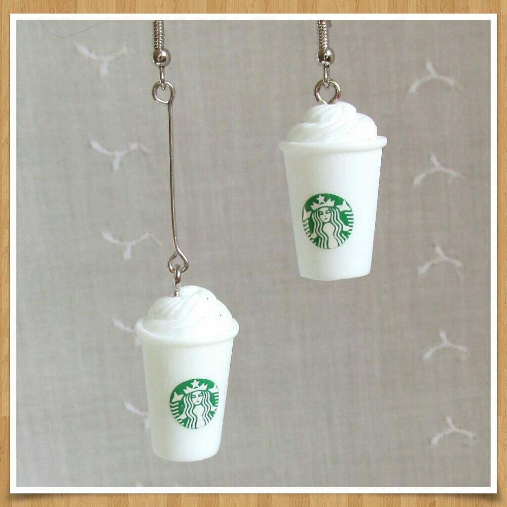 Frapp A Lulu Coffee Cup Earrings